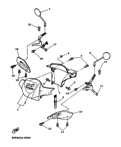 YW100T Обтекатель 1