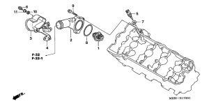 CBF600 (Naked, ABS) Термостат