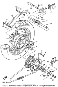 FJ1200S Переднее колесо