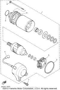 FZR1000G Стартер