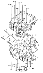 CL200 Картер двигателя