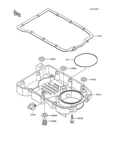 ZX600 Маслянный поддон