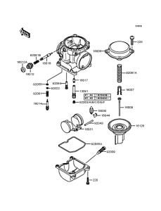 ZX900 Карбюратор в разборе