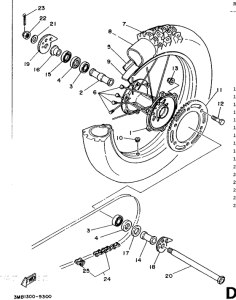  Переднее колесо