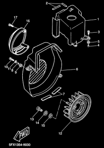 CW50RS Air shroud. fan