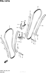 VL800T Цепь ГРМ