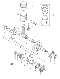 TS50 Вал коленчатый