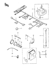 KZ400 Электрика