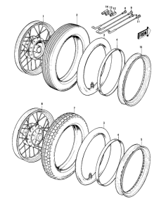 KH250 Колеса,покрышки