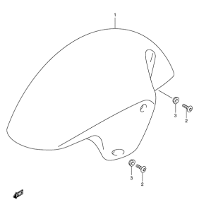 GSX1300R Переднее крыло