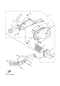 XC125FI Впускная система