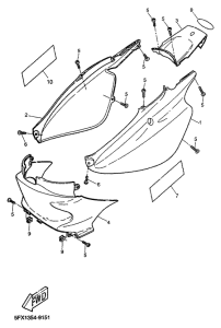 CW50RSP Боковые обтекатели