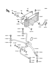 ZX1100 Масляный картер