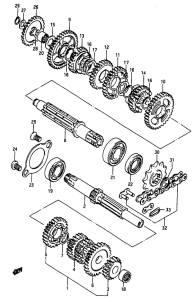 TV50 Трансмиссия