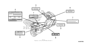 NSS300 (ABS) Лейбл предостережения