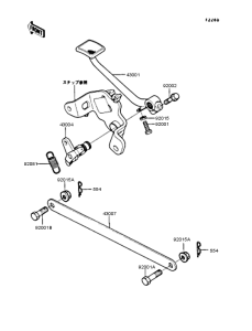  Педаль тормоза