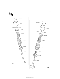 KL650 Клапана