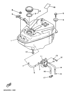 CR50Z Топливный бак