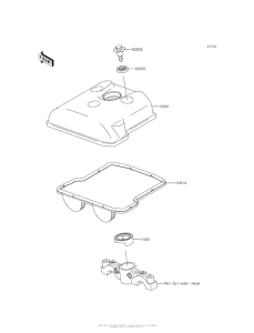  Крышка головки цилиндров