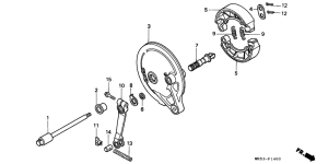 PC800 Задний тормоз