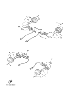 XG250 Поворотники