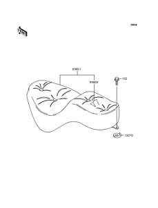 VN400 Сиденье