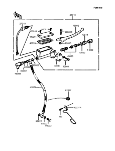 Z250 Главный тормозной цилиндр