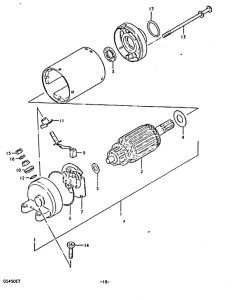 GS450 Стартерный мотор