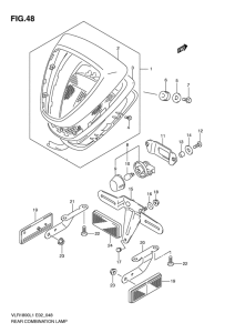 VLR1800 Задний комбинированный сигнал