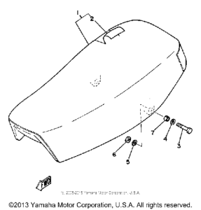 TT250H Сиденье