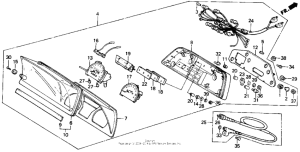 GL1200I I speedometer + tachometer 86-87