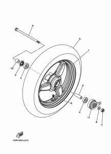 XC115S Переднее колесо