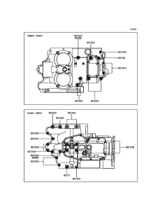 EJ800 Болты крепления картера