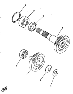 YN50R Трансмиссия