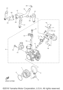 SR400 Впускная система 2