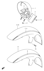 VS1400 Переднее крыло
