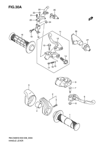 RM-Z450 Рулевой рычаг