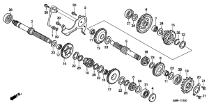 XL600V Трансмиссия