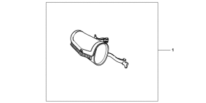 VT750CA Leather handlebar pouch