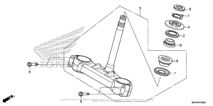 VFR1200X (DCT) Траверса нижняя