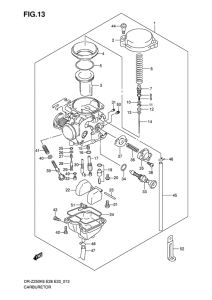 DR-Z250 Carburetor assy