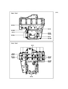 ZR1000 Болты крепления картера