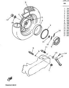 CW50 Переднее колесо
