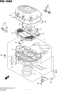 GSX-R1000 Воздушный фильтр