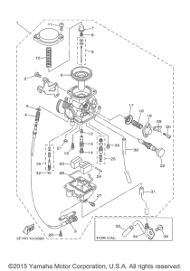 TW200E Карбюратор
