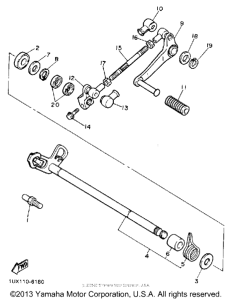 FJ1200AE Вал переключения