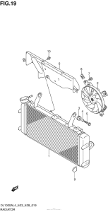 DL1000 (ABS) Радиатор