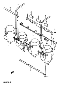 GSX-R750 Carburetor fittings