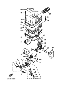 TDR125 Впускная система