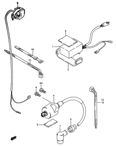 RM80 Cdi unit-ignition coil